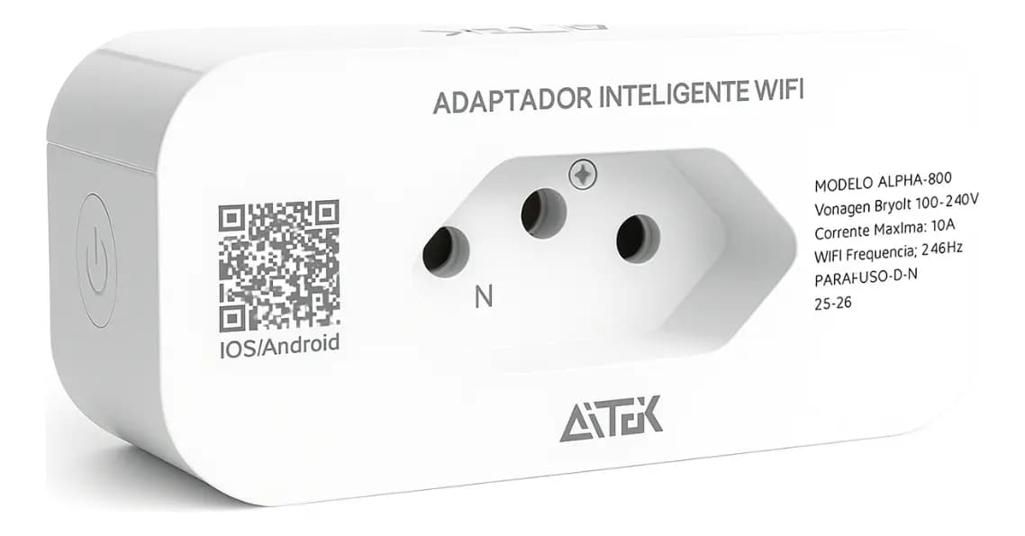 Tomada Inteligente Smart Bivolt Wi-fi Wireless Plug Moderna — imagem 4