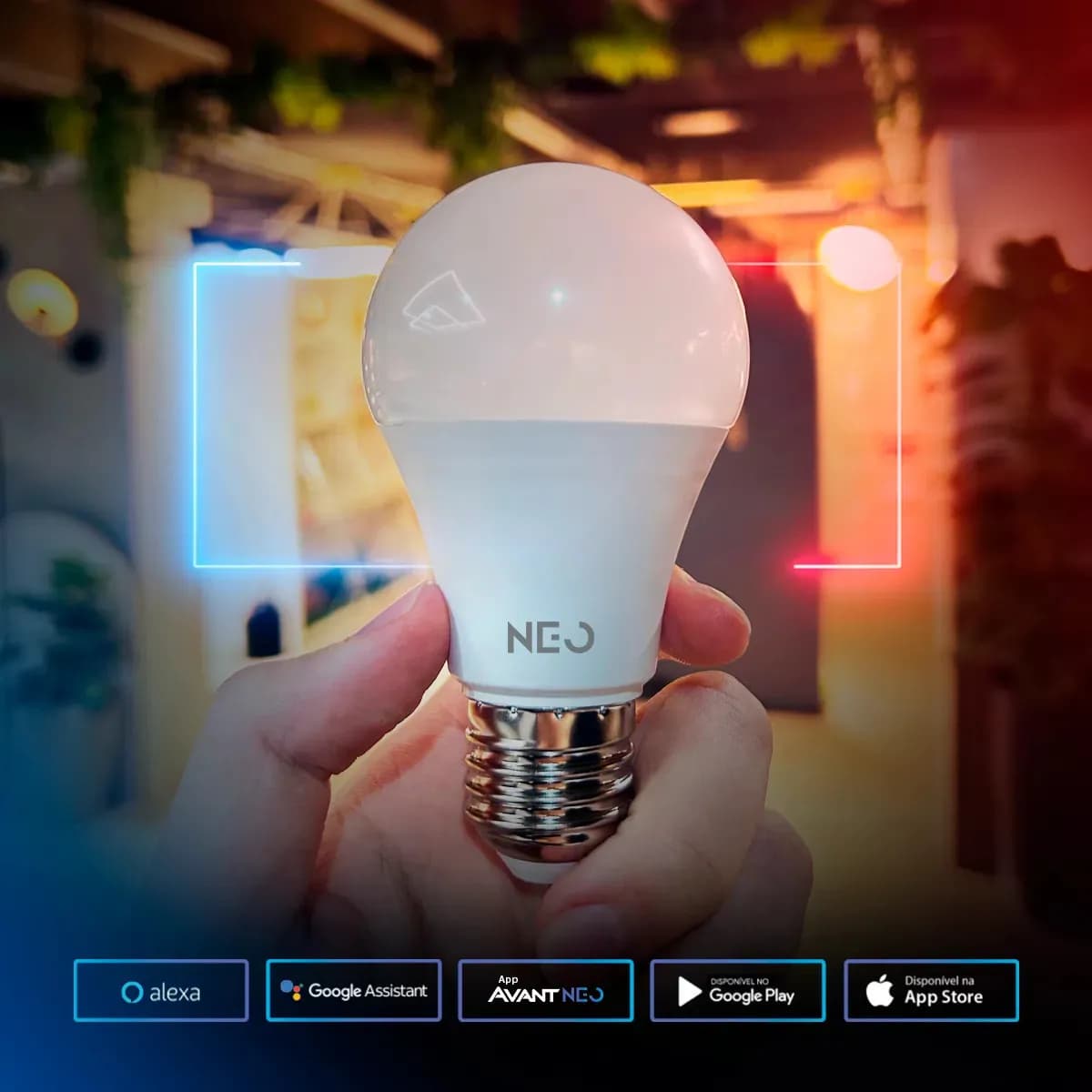 Lampada Led Pera Smart Inteligente Wi Fi 2.4ghz Alexa Google 10w Rgb 2700k/6500k Branco Quente/neutro/frio E27 Cod: 290028177 Avant Neo — imagem 5