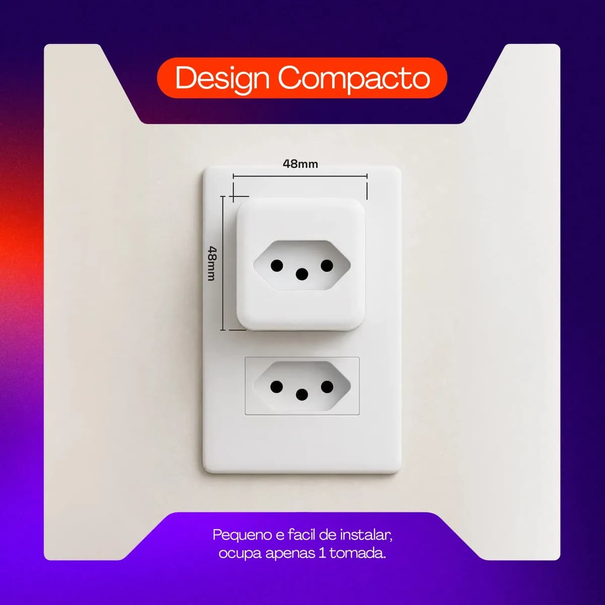 Adaptador De Tomada Wifi Inteligente 10a Hi By Geonav, compatível com Alexa — imagem 5