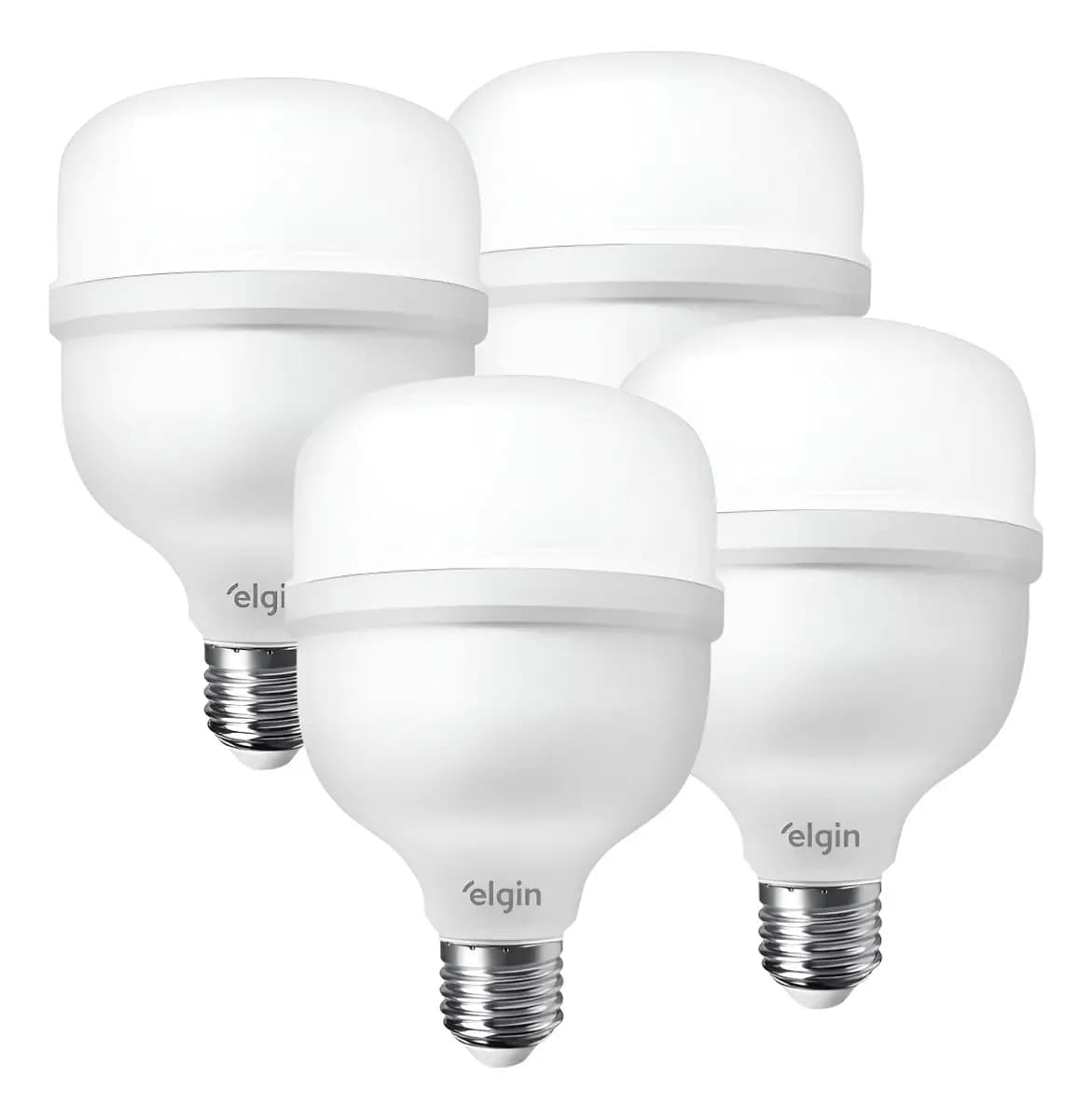 Kit 4 Lâmpadas Super Bulbo Led 20w 6500k (branca Fria) Com 1600 Lúmens Bivolt E27 - Elgin — imagem 6