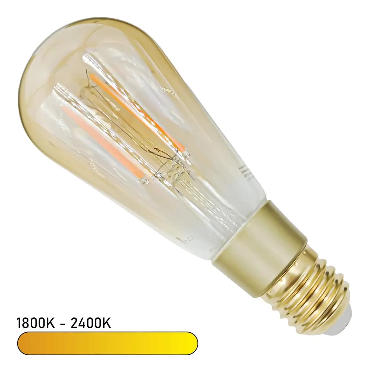Lâmpada Inteligente De Filamentos Gaya Smart Dimerizável Cor Da Luz Amarela Voltagem — imagem 3
