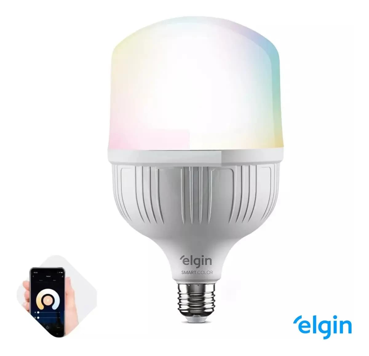 Lâmpada Led Rgb Bulbo 30w Inteligente Smart Wi-fi Elgin — imagem 3