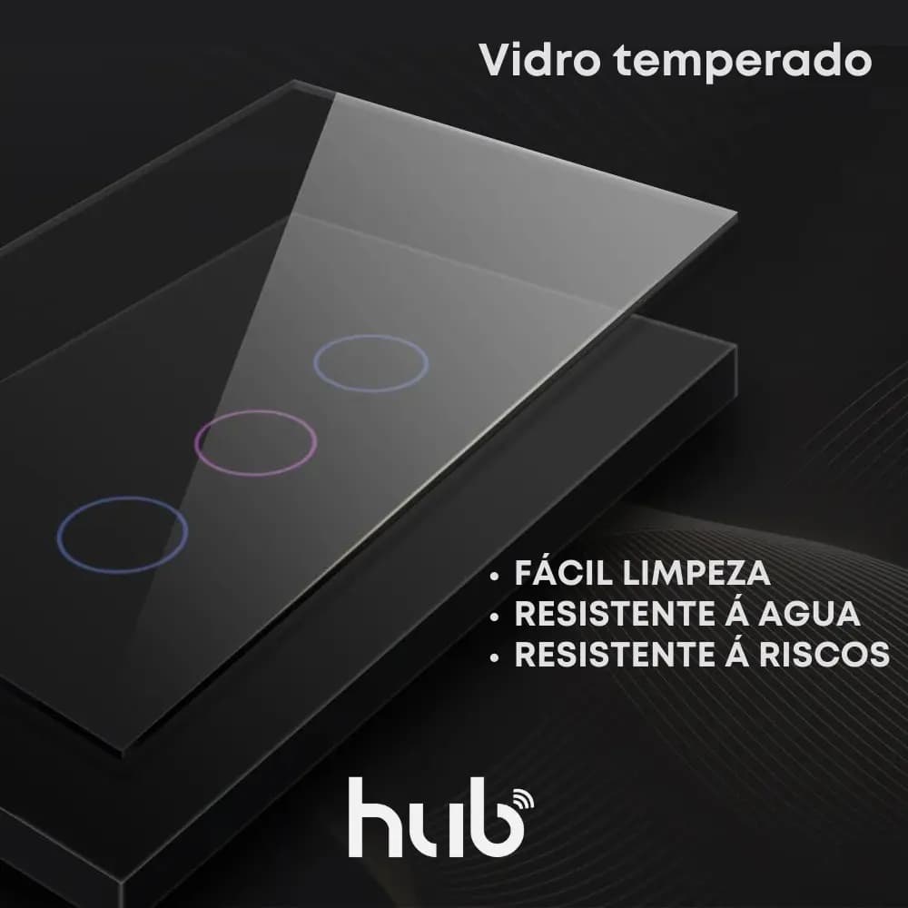 Interruptor Wifi Inteligente 2 Botões Touch C/tomada Alexa Cor Branco — imagem 4