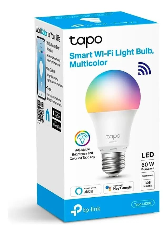 Lâmpada Inteligente Wi-Fi TP-Link Tapo L530E RGB para Casa — imagem 3