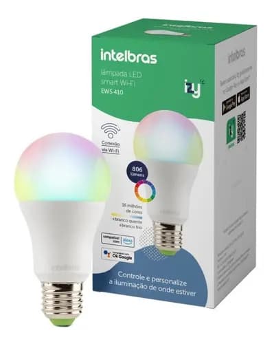 Lâmpada Smart Inteligente Com Alexa Wi-fi Ews 410 Intelbras — imagem 2