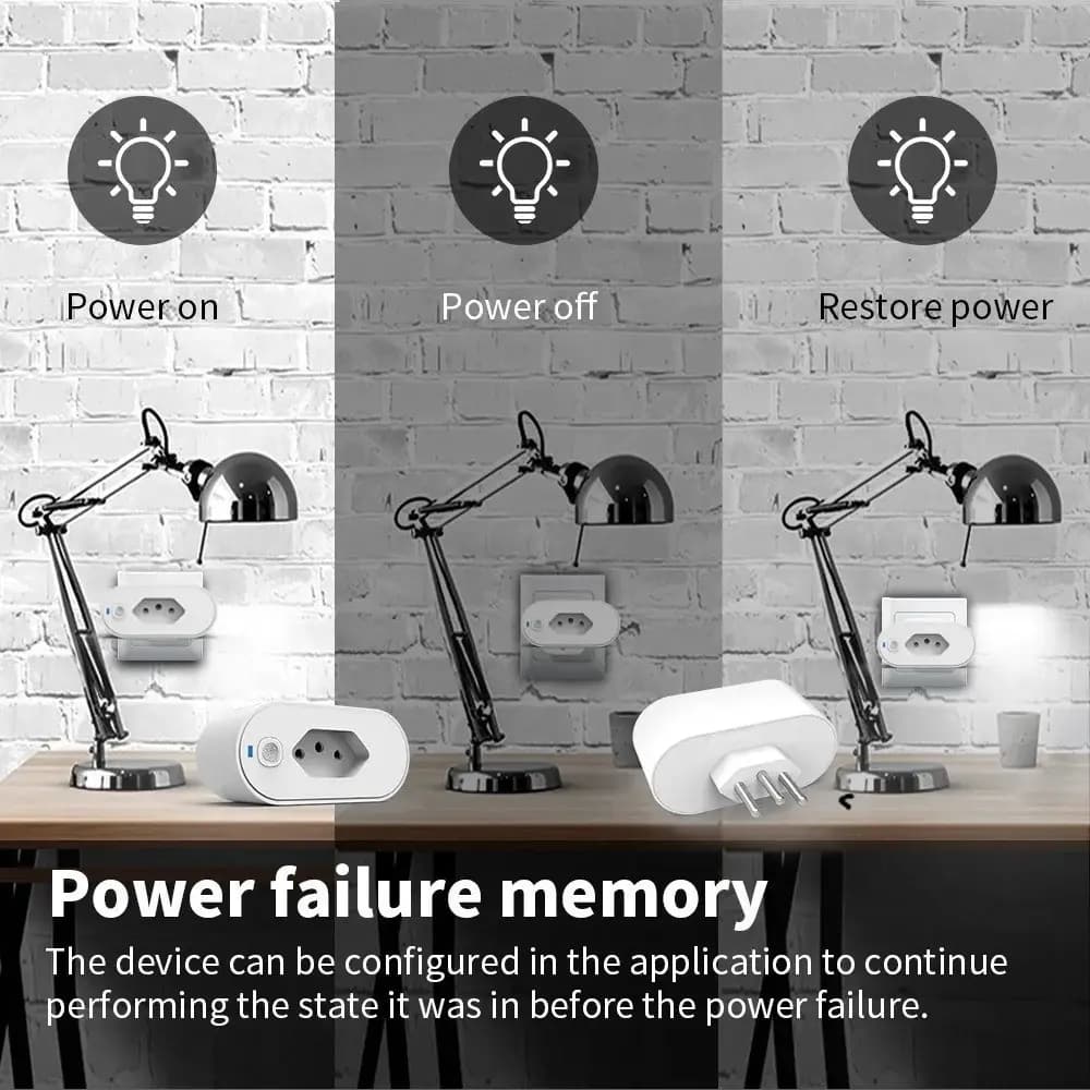 Tomada Inteligente Wi-fi Plug Bivolt Smart Life — imagem 3