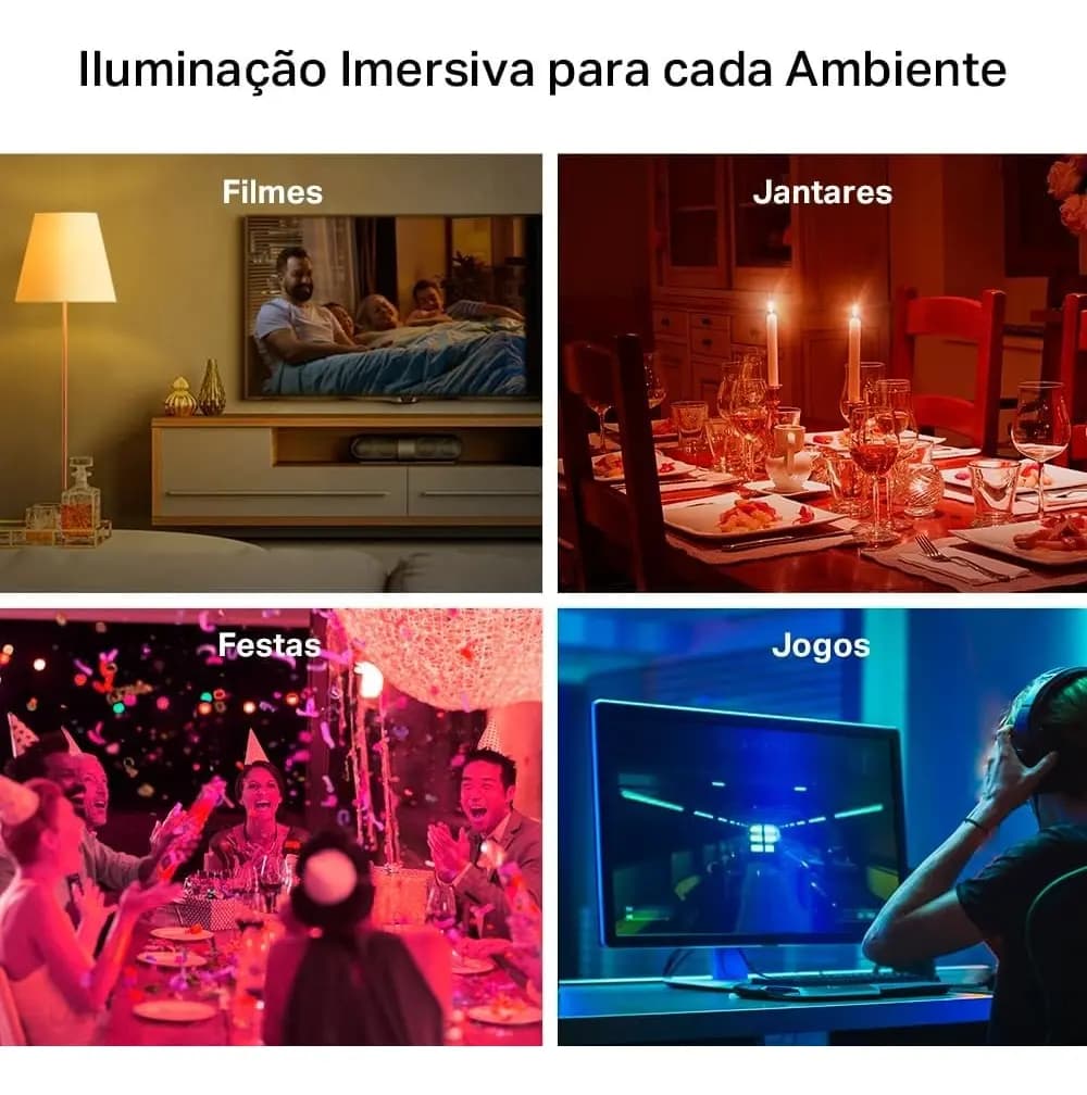 Lâmpada Inteligente Wi-Fi TP-Link Tapo L530E RGB para Casa — imagem 2