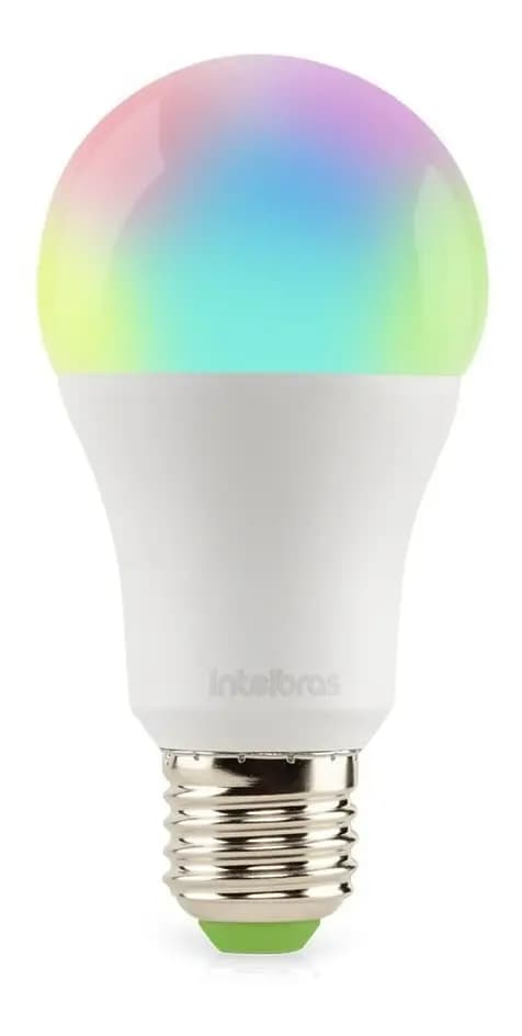 Lâmpada Smart Inteligente Com Alexa Wi-fi Ews 410 Intelbras Rgb