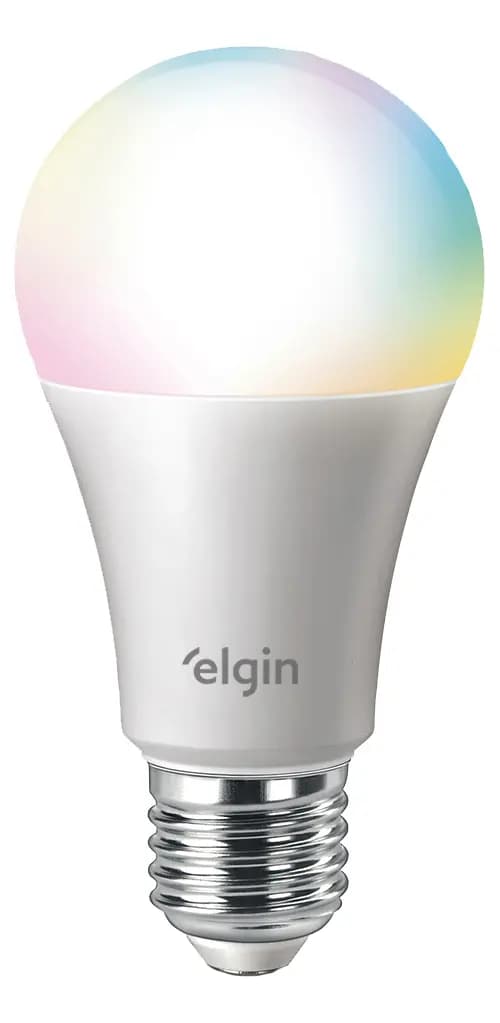 2 Lâmpada Inteligente Bulbo Rgb A60 10w Smart Color Elgin — imagem 2