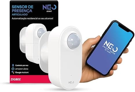 Sensor Inteligente de Presen&ccedil;a Articulado 360 ou Portas e Janelas Zigbee ou Wi-Fi 2.4 GHz Branco Avant Neo (Presen&ccedil;a Articulado 360&ordm;, Zigbee) | Amazon.com.br — imagem 4