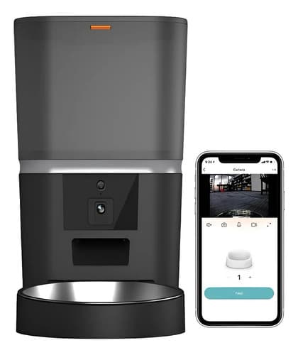 Alimentador Automático Inteligente 6L com Câmera para Pets